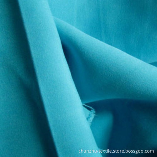 Peach skin fabric with PU coating, for beach shorts